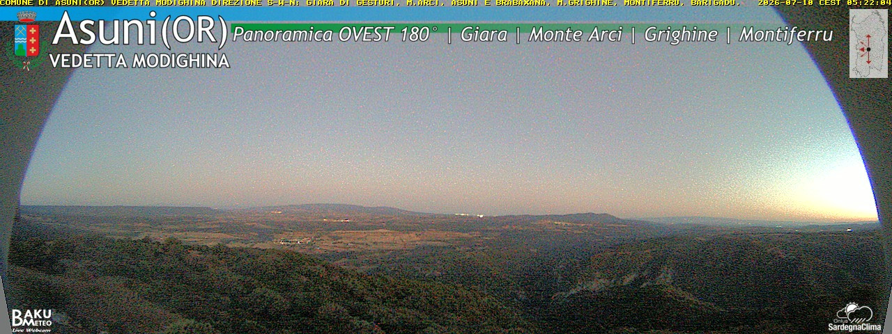 time-lapse frame, Asuni Ovest webcam