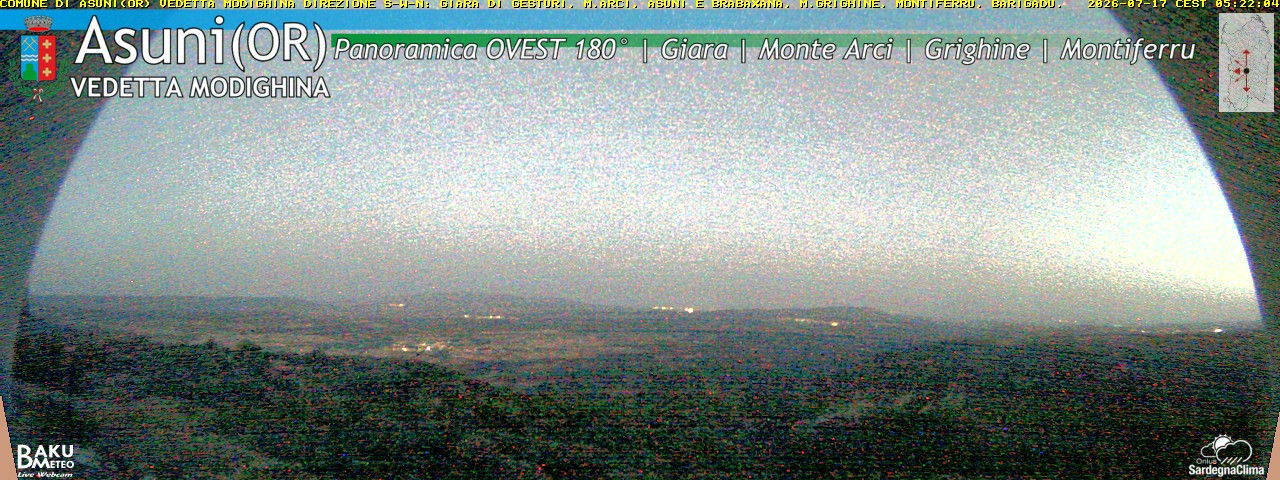 time-lapse frame, Asuni Ovest webcam