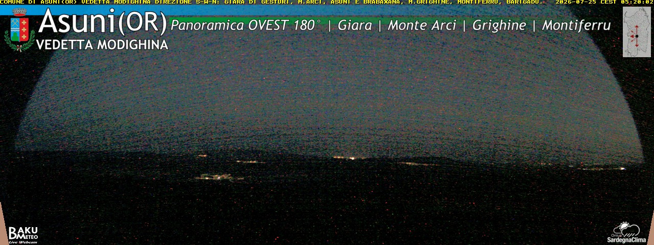 time-lapse frame, Asuni Ovest webcam