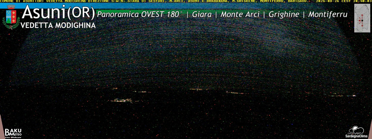 time-lapse frame, Asuni Ovest webcam