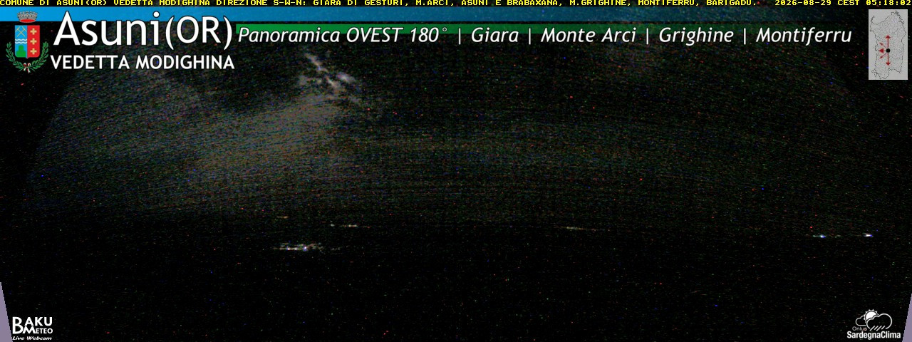 time-lapse frame, Asuni Ovest webcam