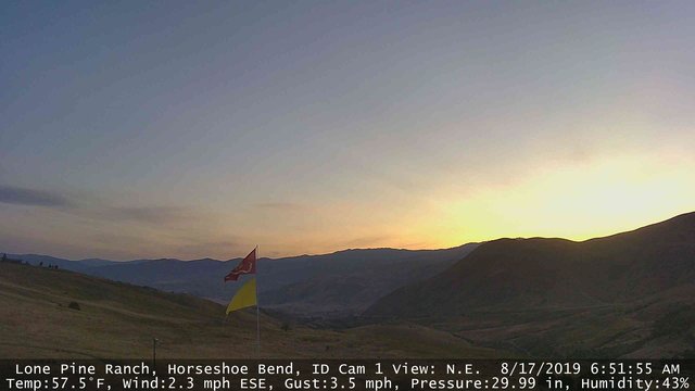 time-lapse frame, Horseshoe Bend, Idaho CAM1 webcam