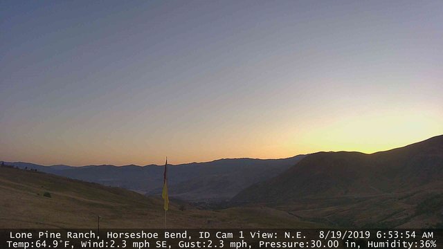 time-lapse frame, Horseshoe Bend, Idaho CAM1 webcam
