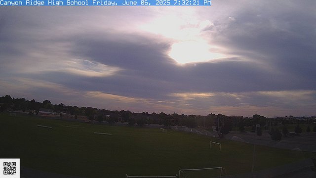 time-lapse frame, Canyon Ridge High School webcam