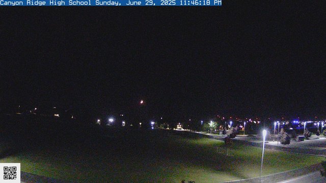 time-lapse frame, Canyon Ridge High School webcam