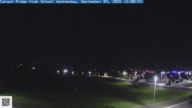 time-lapse frame, Canyon Ridge High School webcam