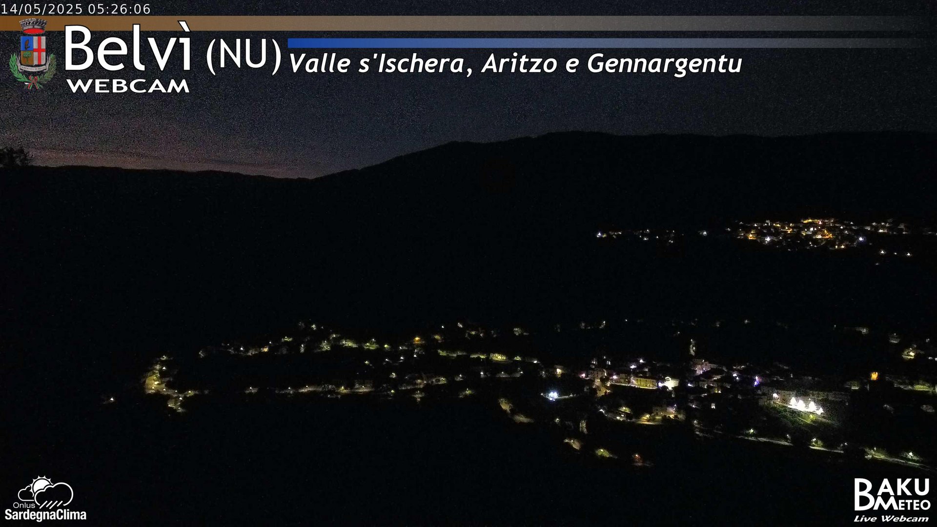 time-lapse frame, Belvì webcam