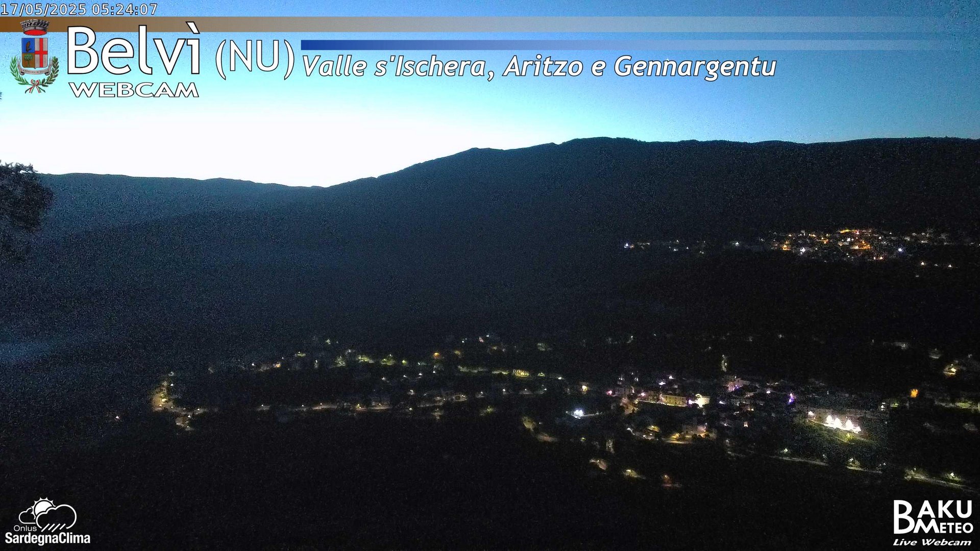 time-lapse frame, Belvì webcam