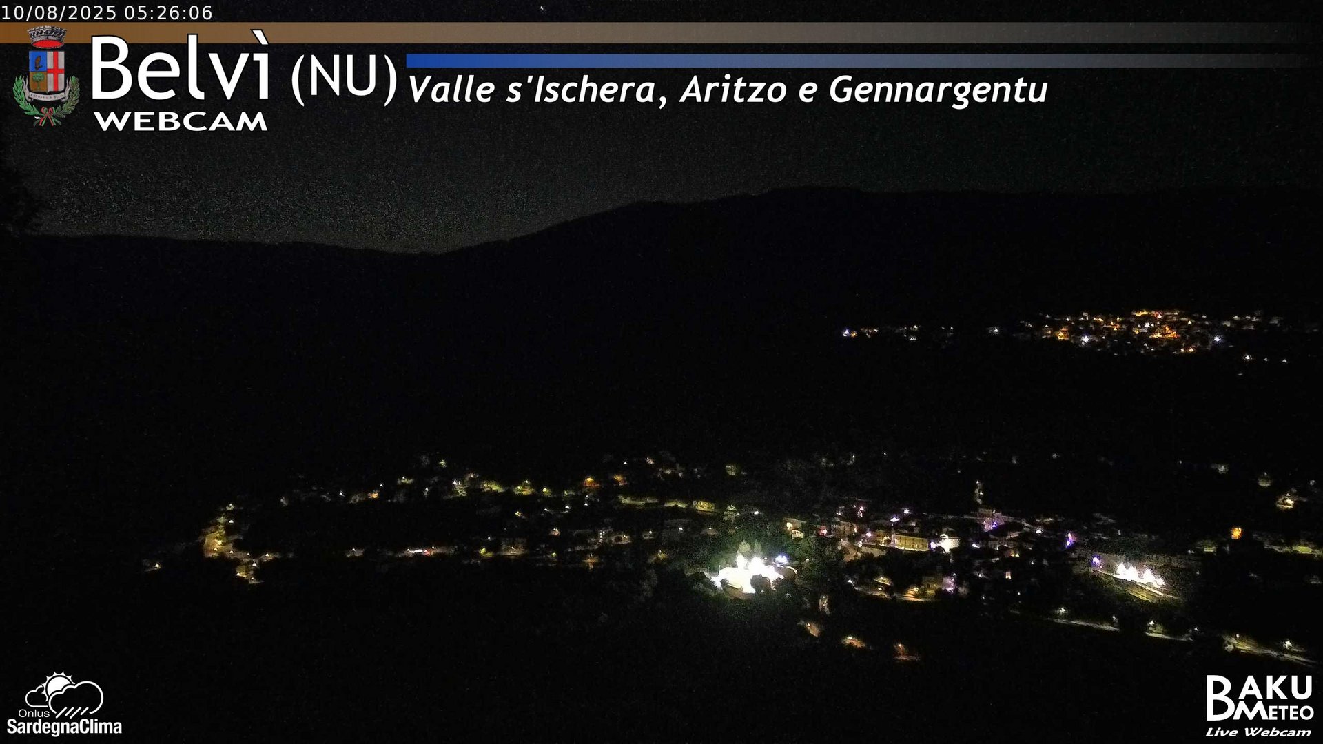 time-lapse frame, Belvì webcam