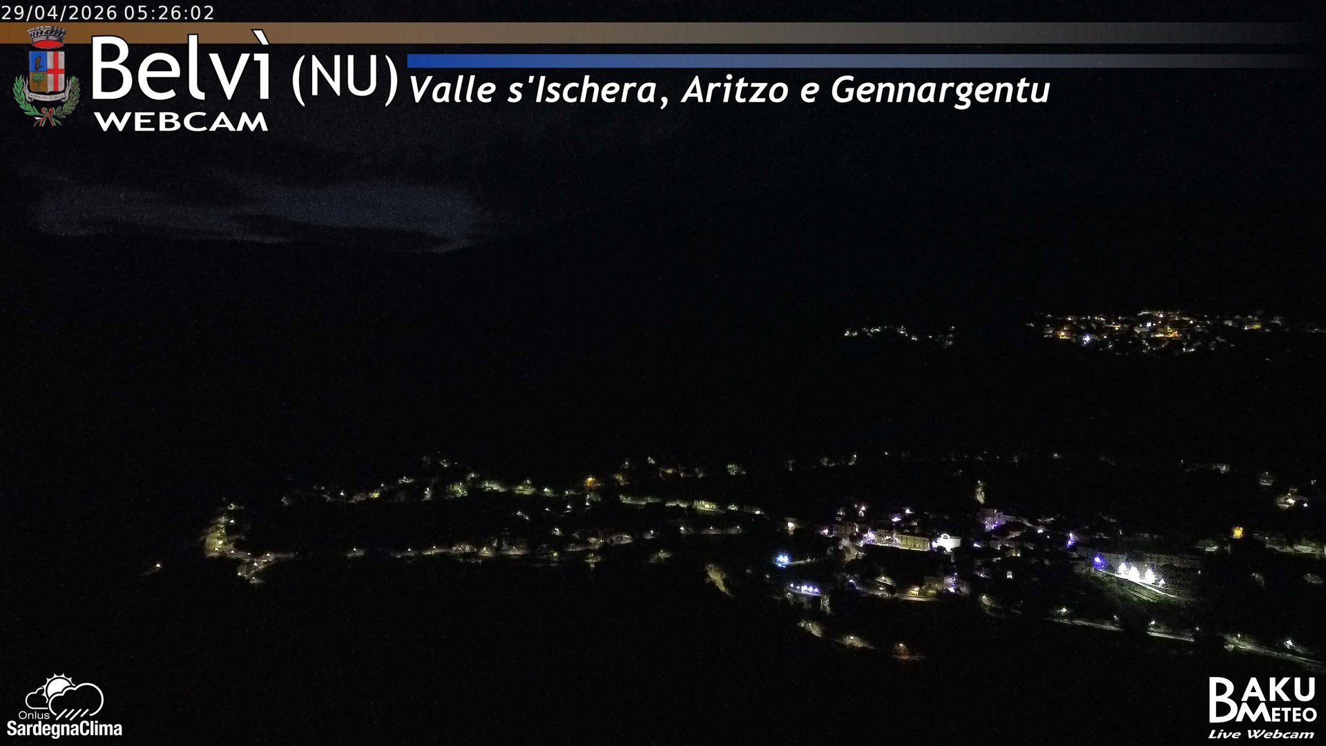 time-lapse frame, Belvì webcam