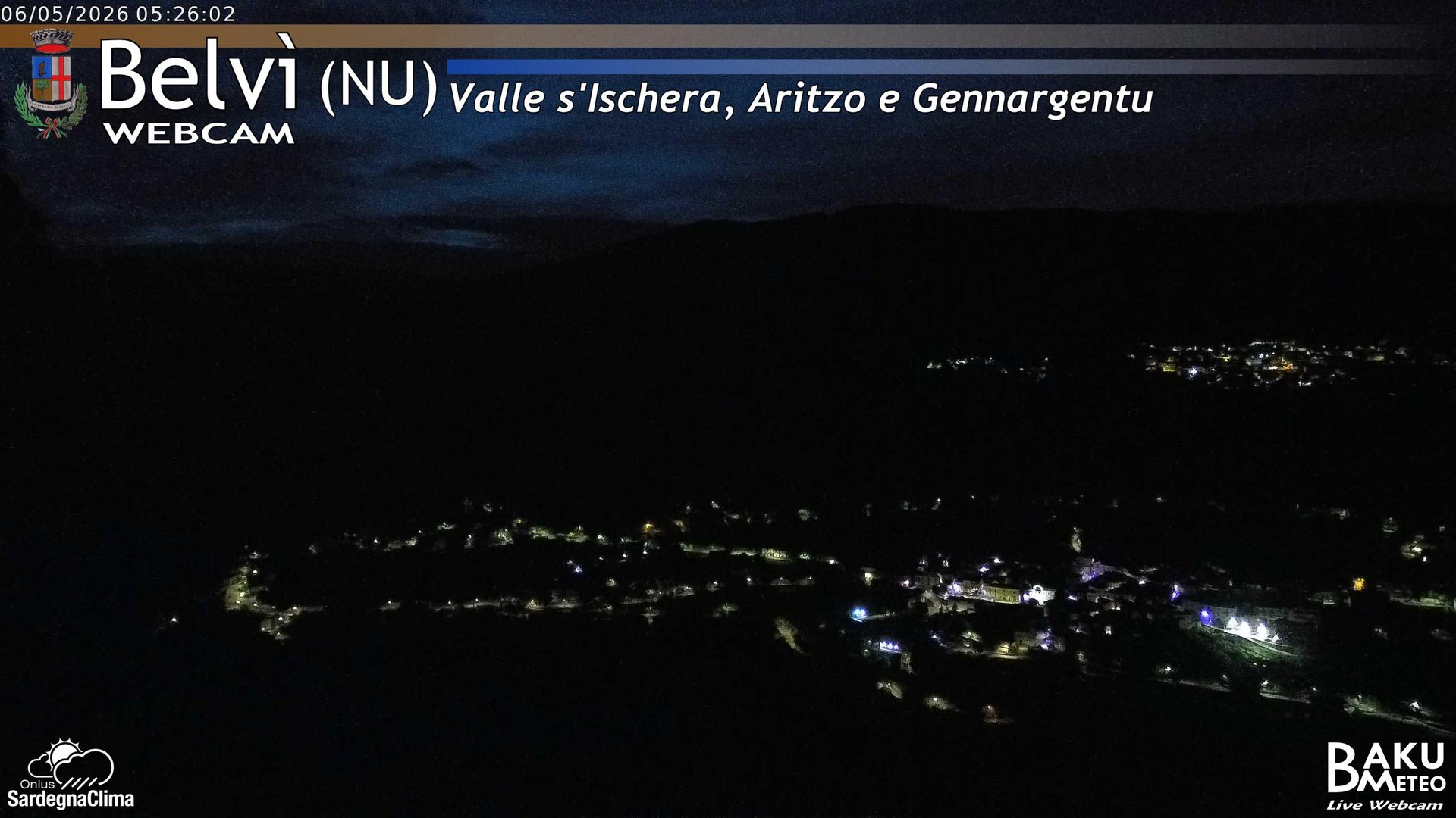 time-lapse frame, Belvì webcam