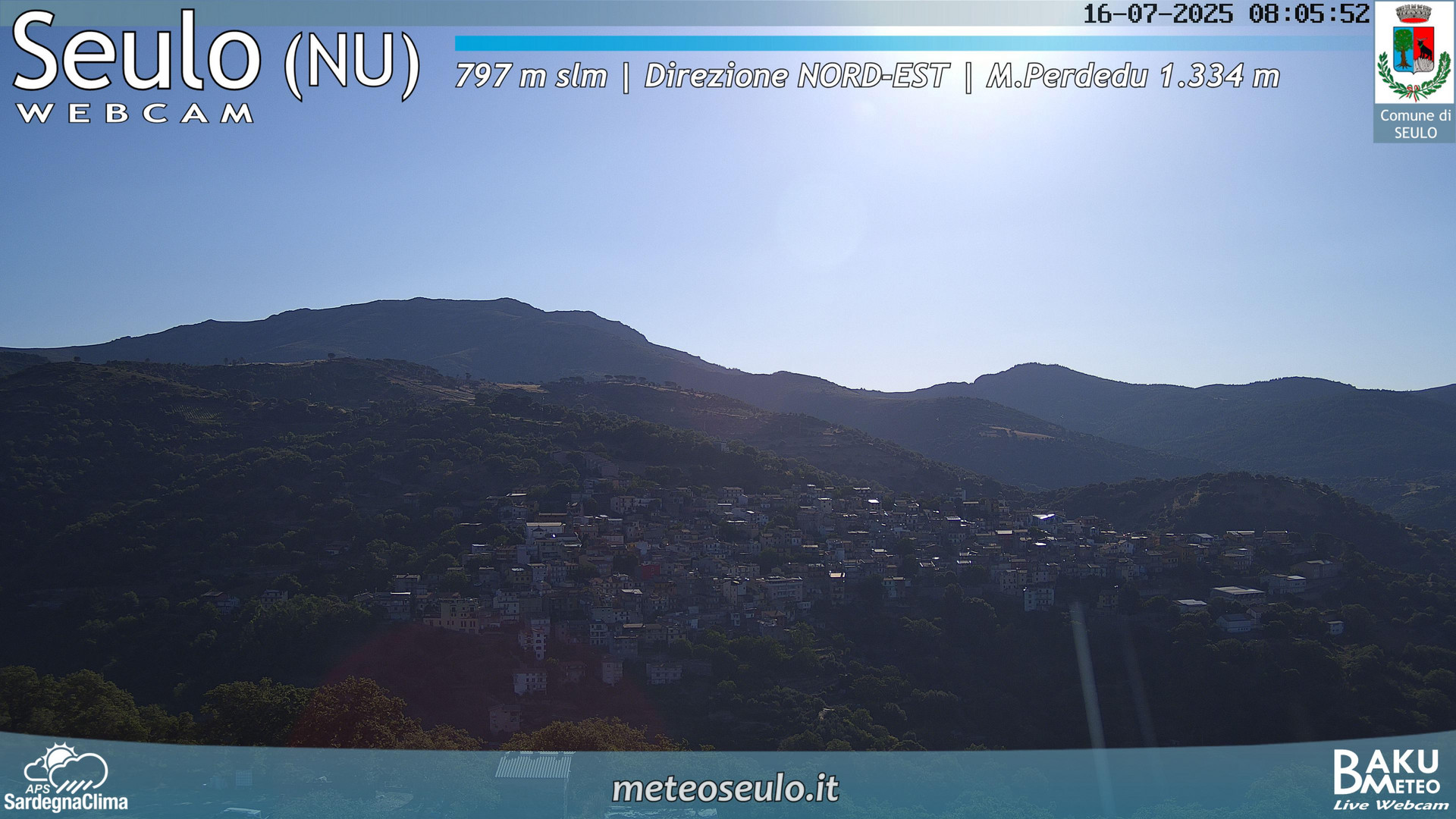 time-lapse frame, Seulo webcam