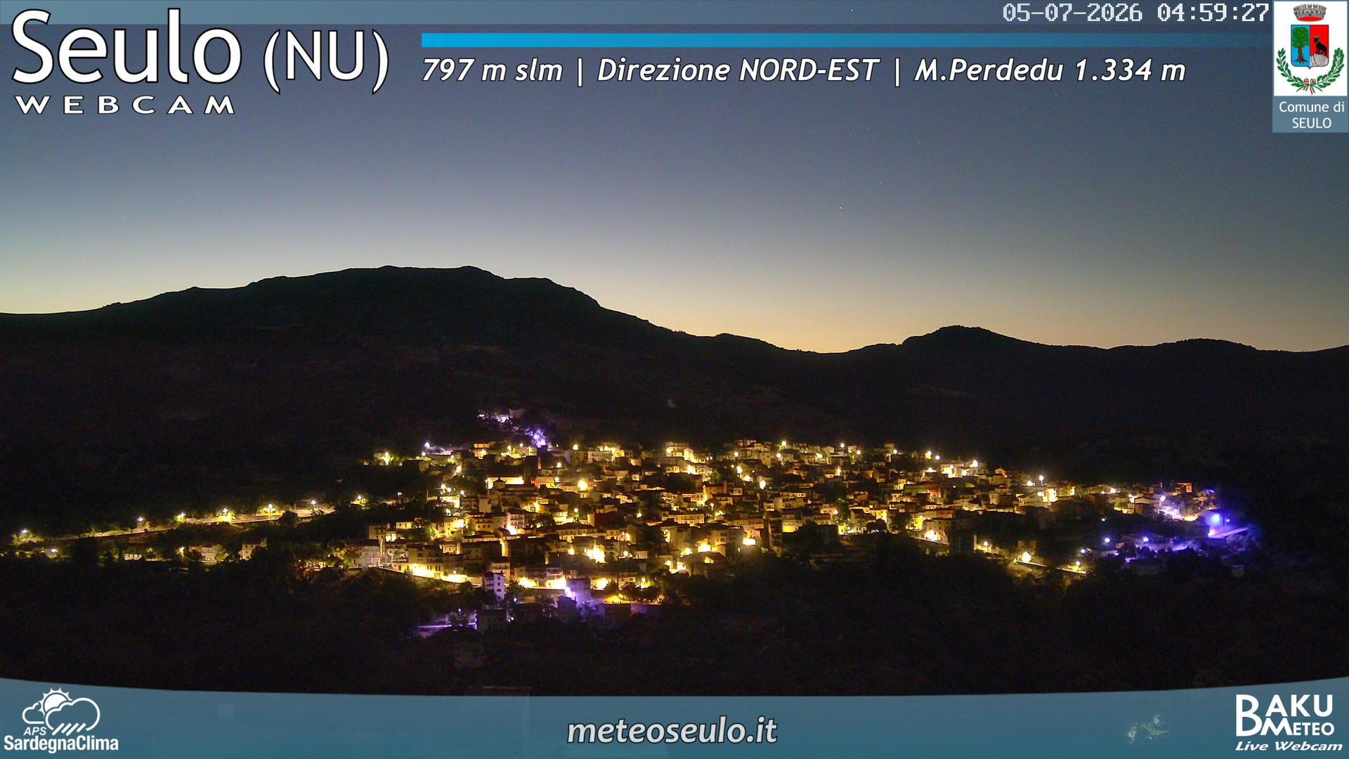 time-lapse frame, Seulo webcam