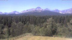 view from Glacier Park Lodge on 2026-07-19