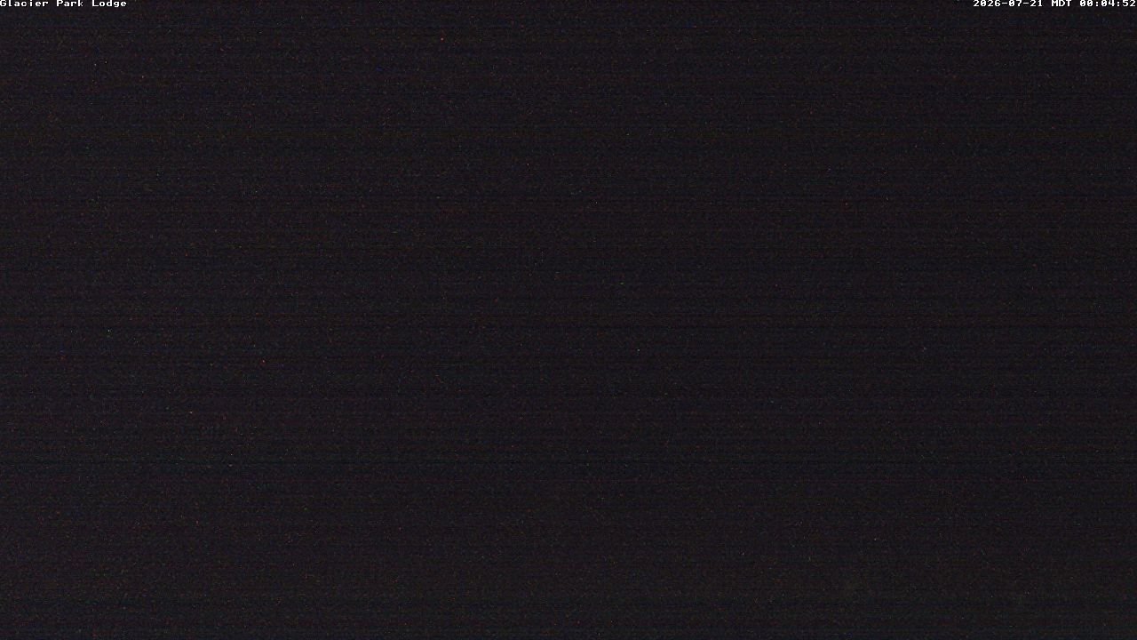 time-lapse frame, Glacier Park Lodge webcam