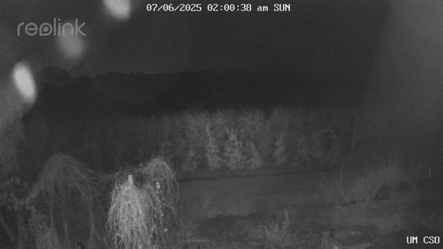 time-lapse frame, UM CSO webcam