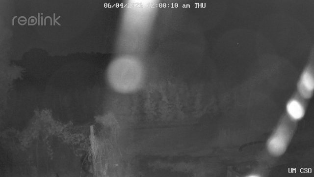 time-lapse frame, UM CSO webcam