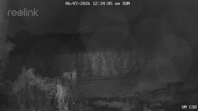 time-lapse frame, UM CSO webcam