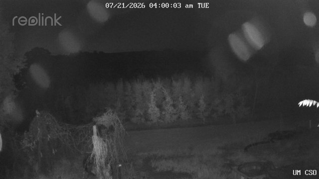 time-lapse frame, UM CSO webcam