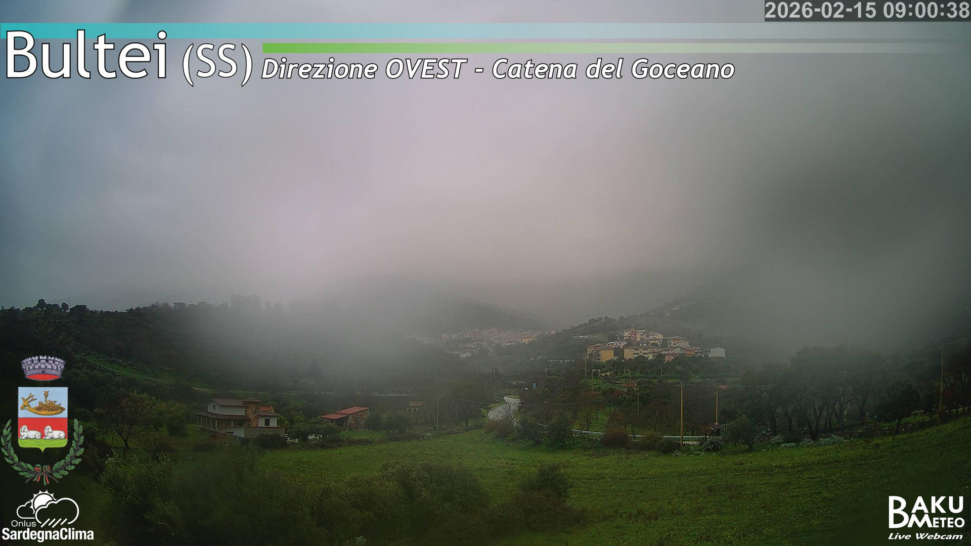 time-lapse frame, Bultei webcam