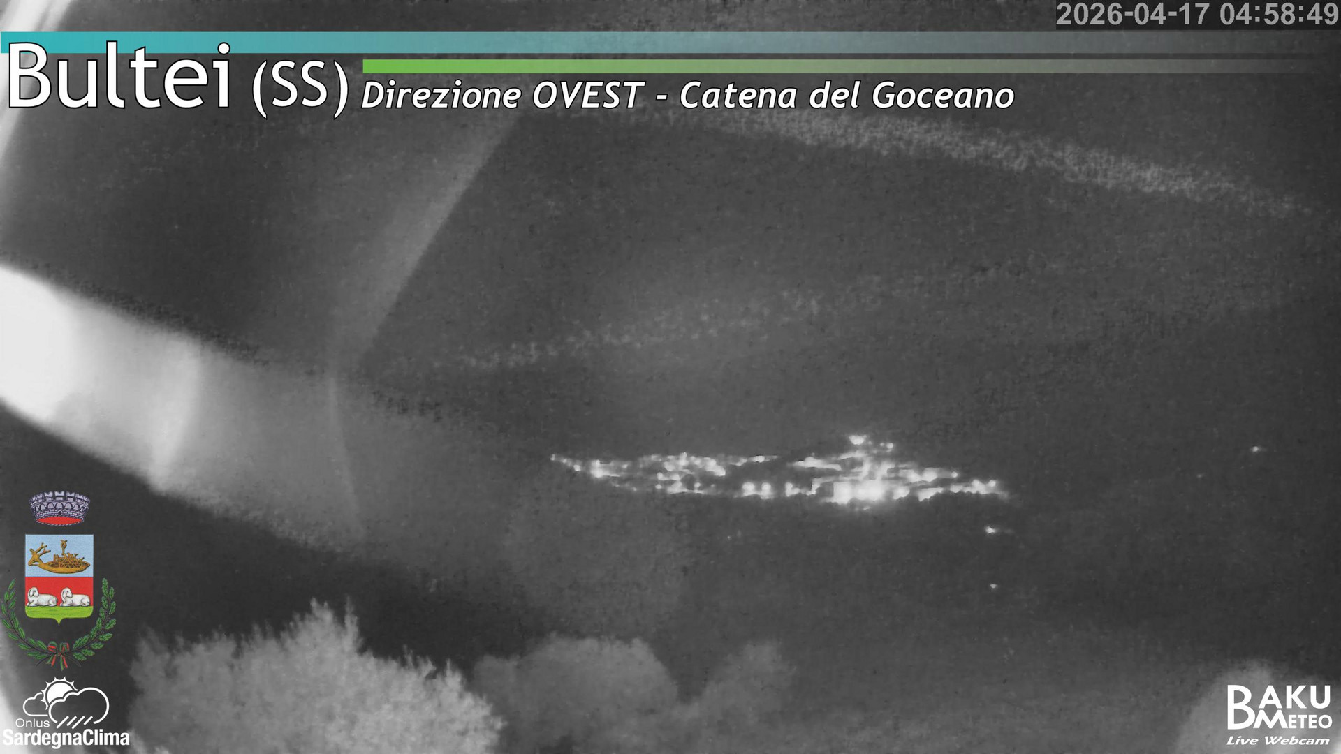 time-lapse frame, Bultei webcam