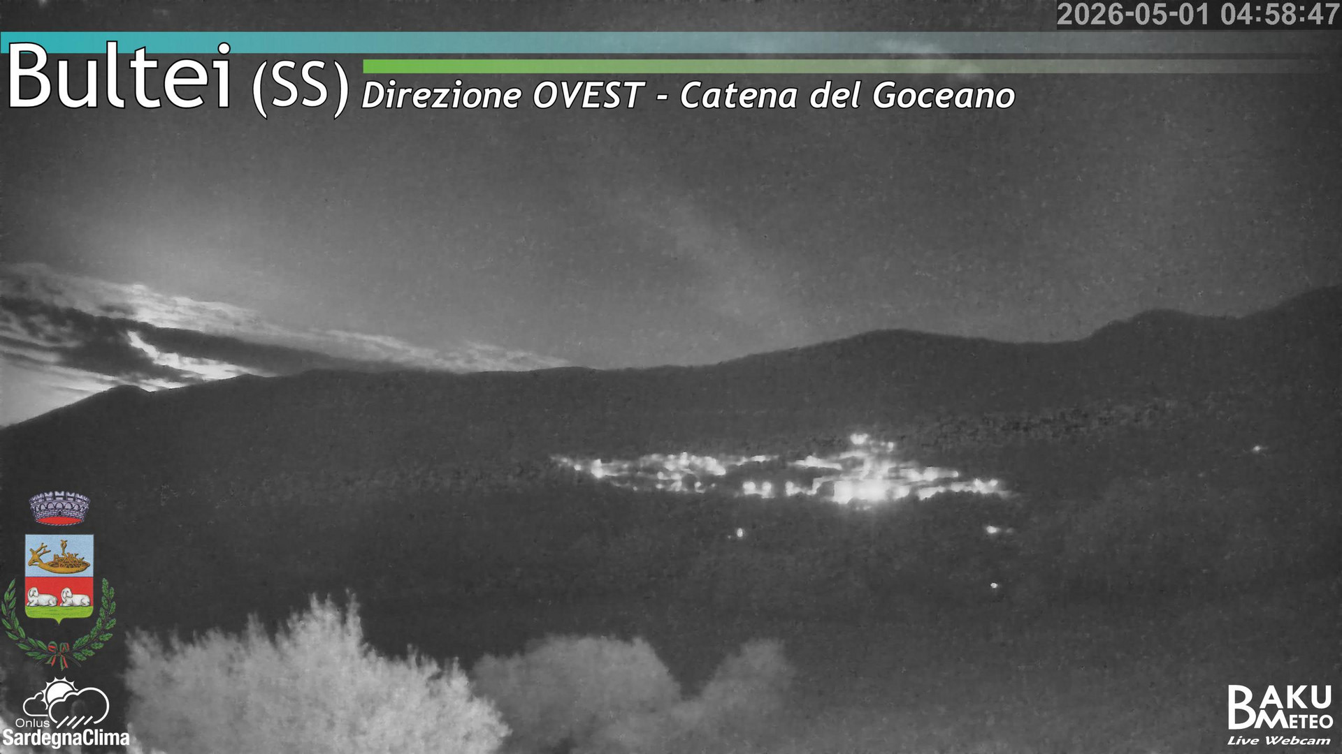 time-lapse frame, Bultei webcam