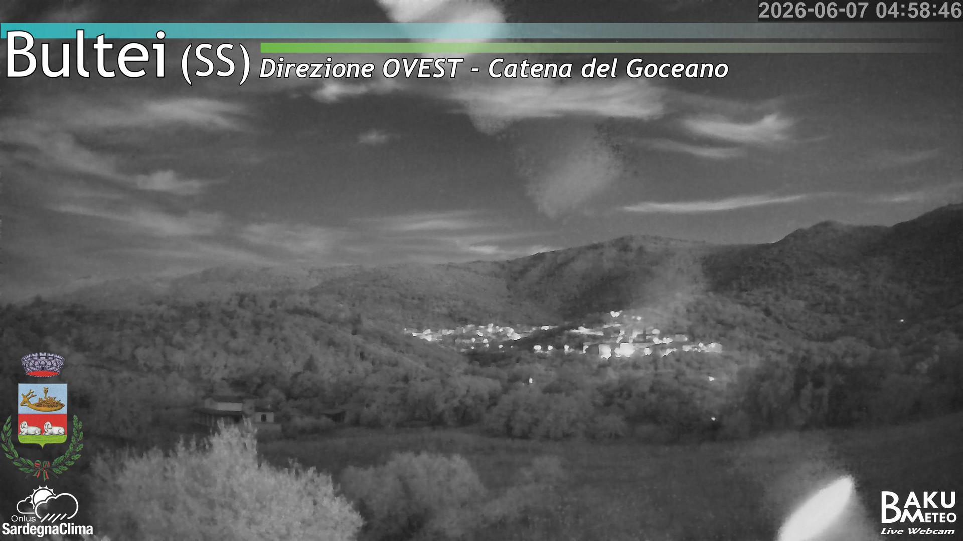 time-lapse frame, Bultei webcam
