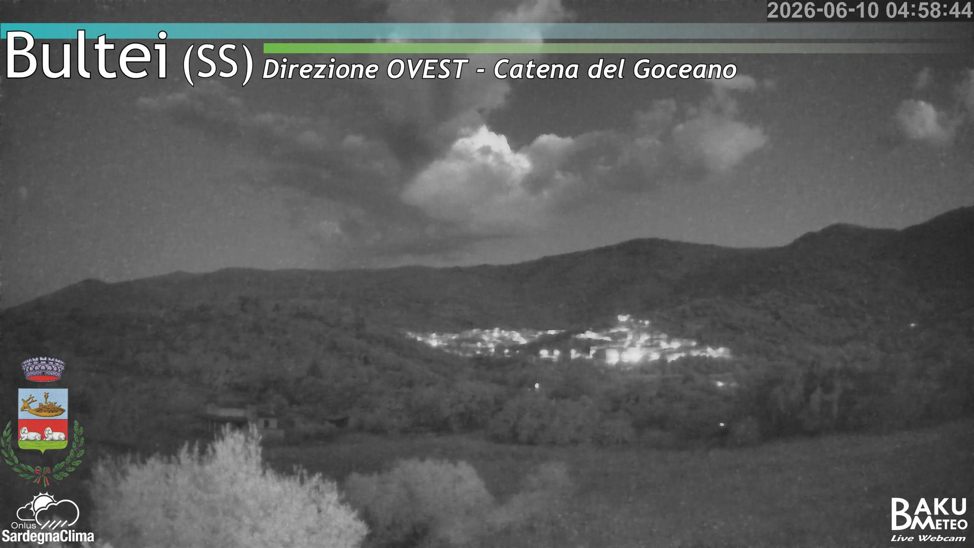 time-lapse frame, Bultei webcam