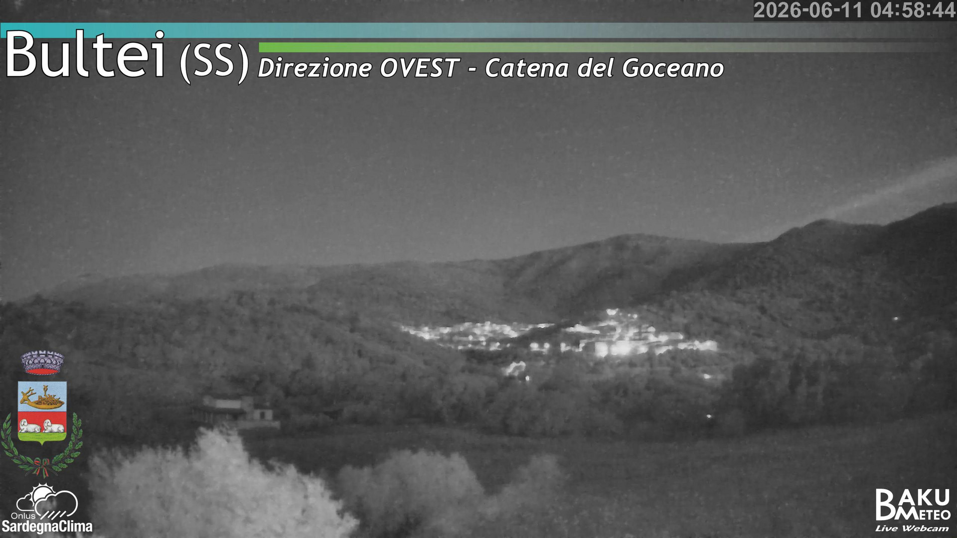 time-lapse frame, Bultei webcam