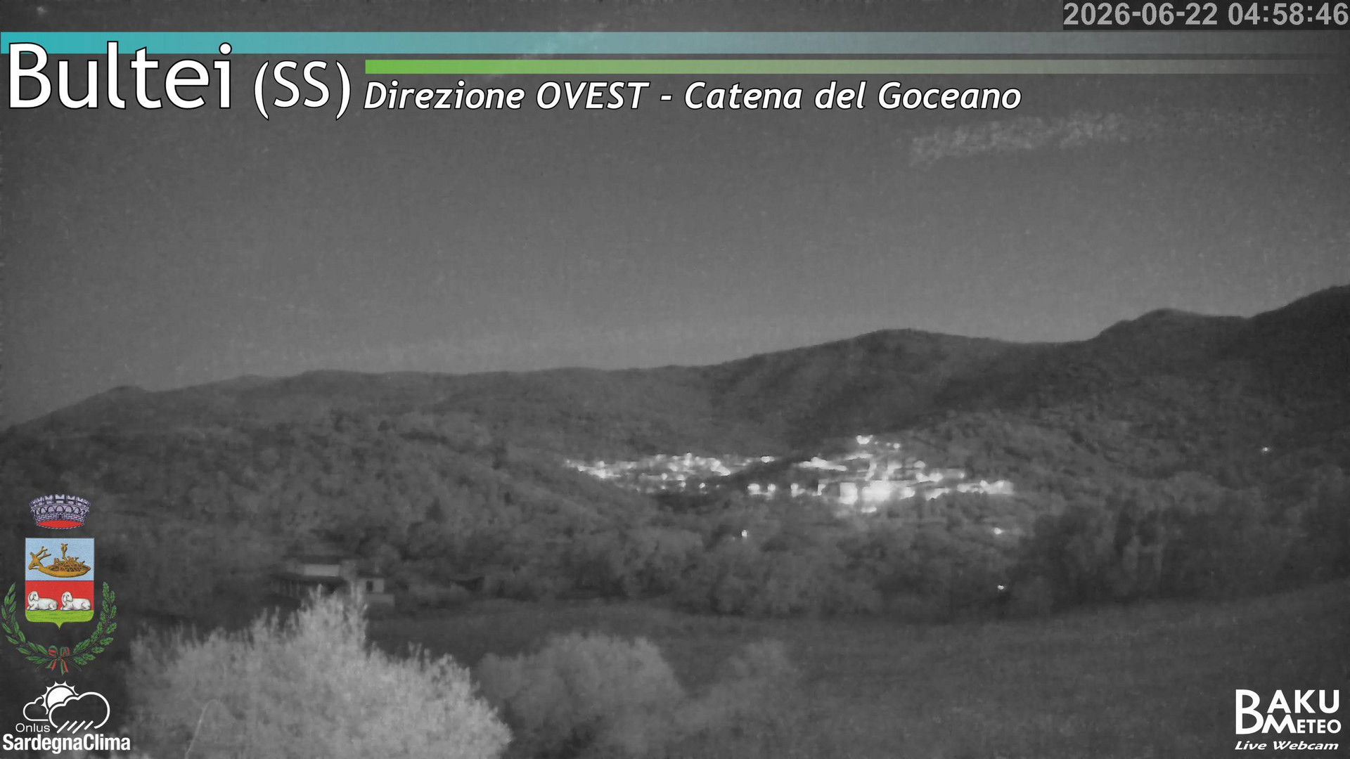 time-lapse frame, Bultei webcam