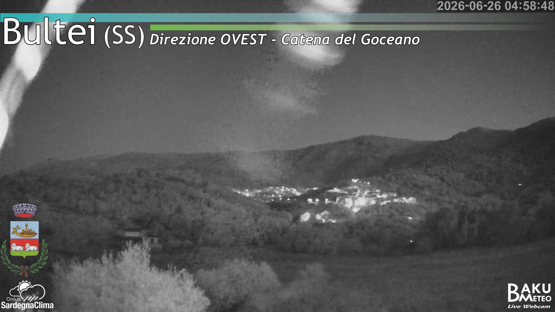 time-lapse frame, Bultei webcam