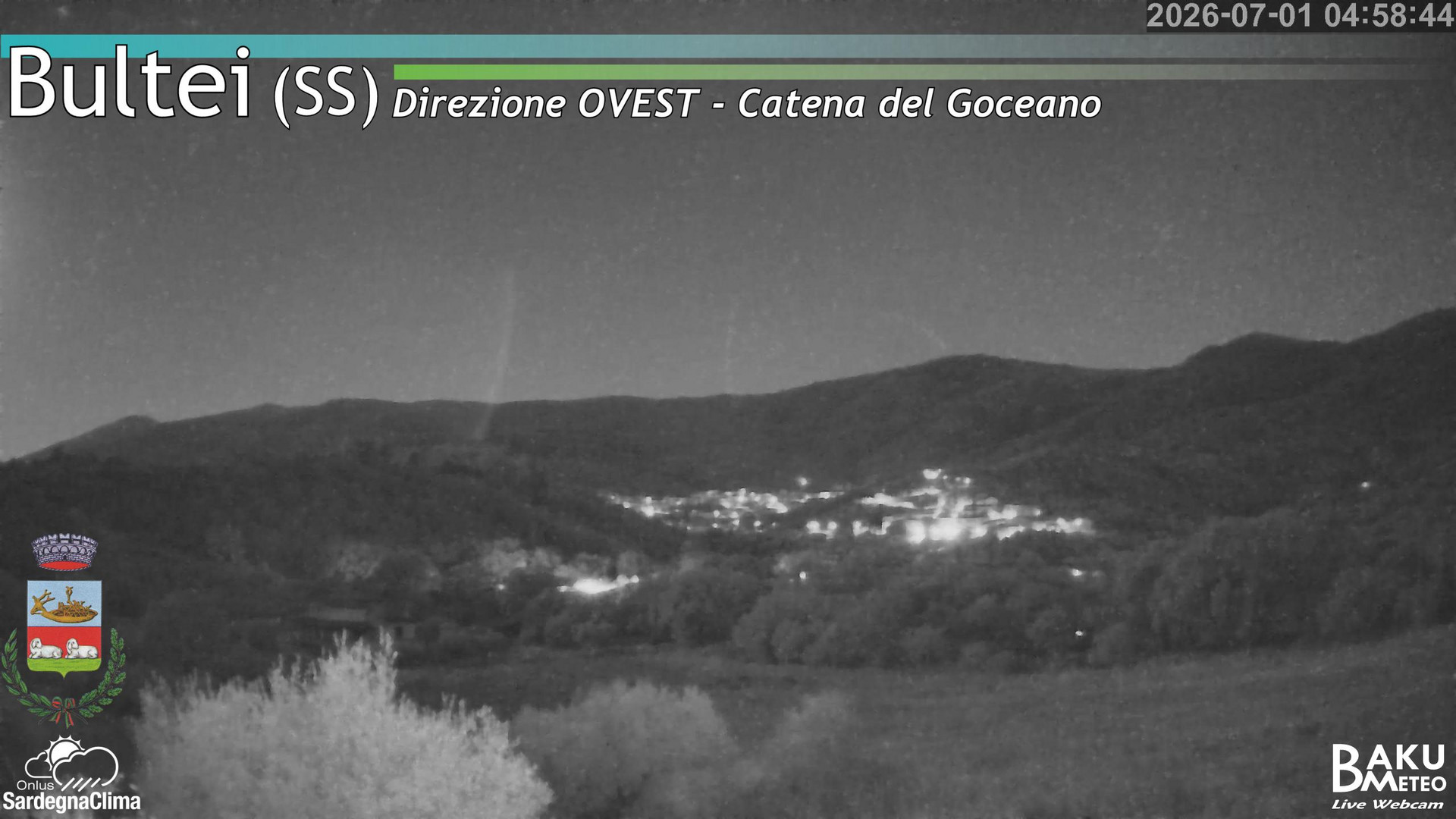 time-lapse frame, Bultei webcam