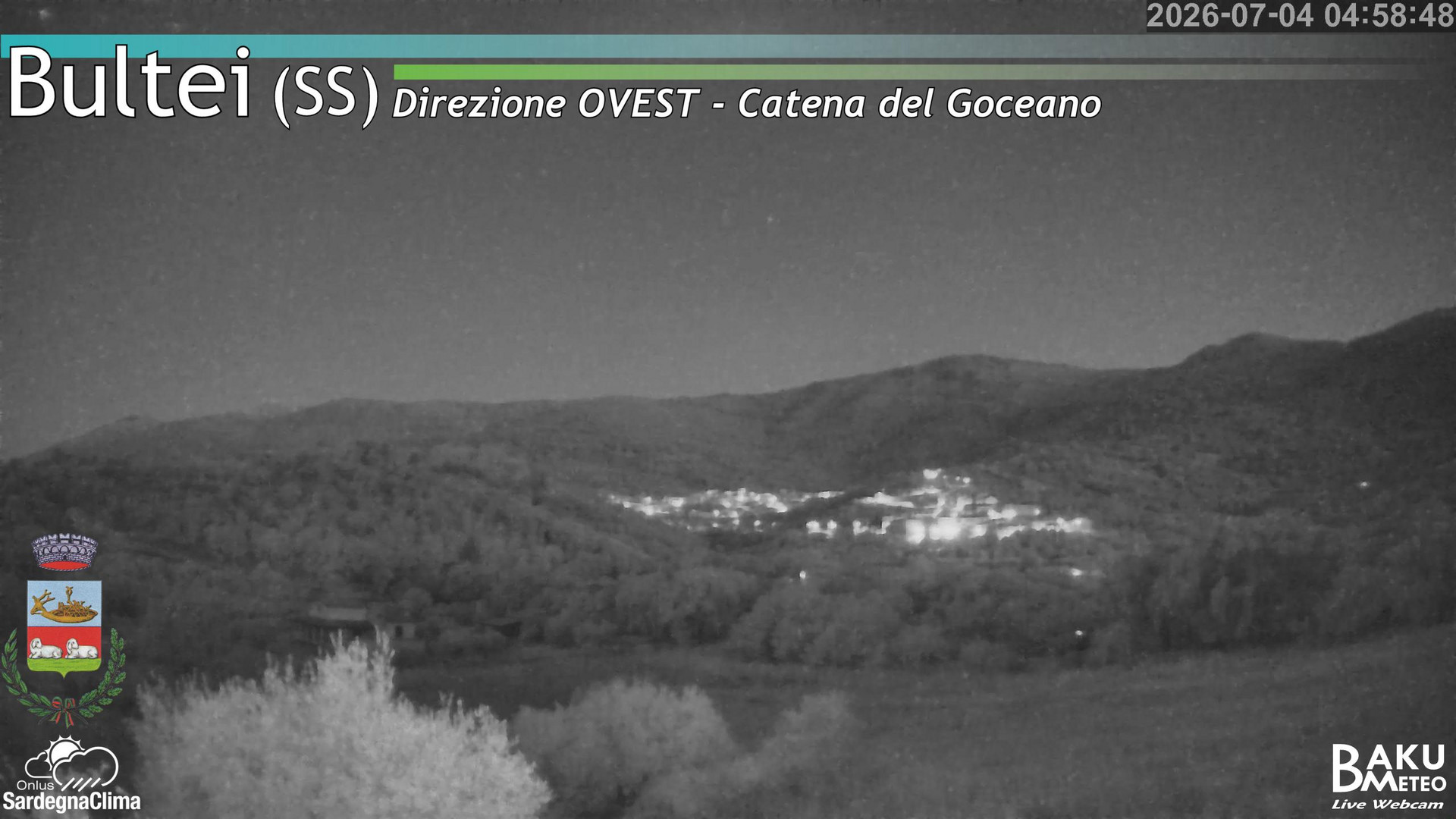 time-lapse frame, Bultei webcam