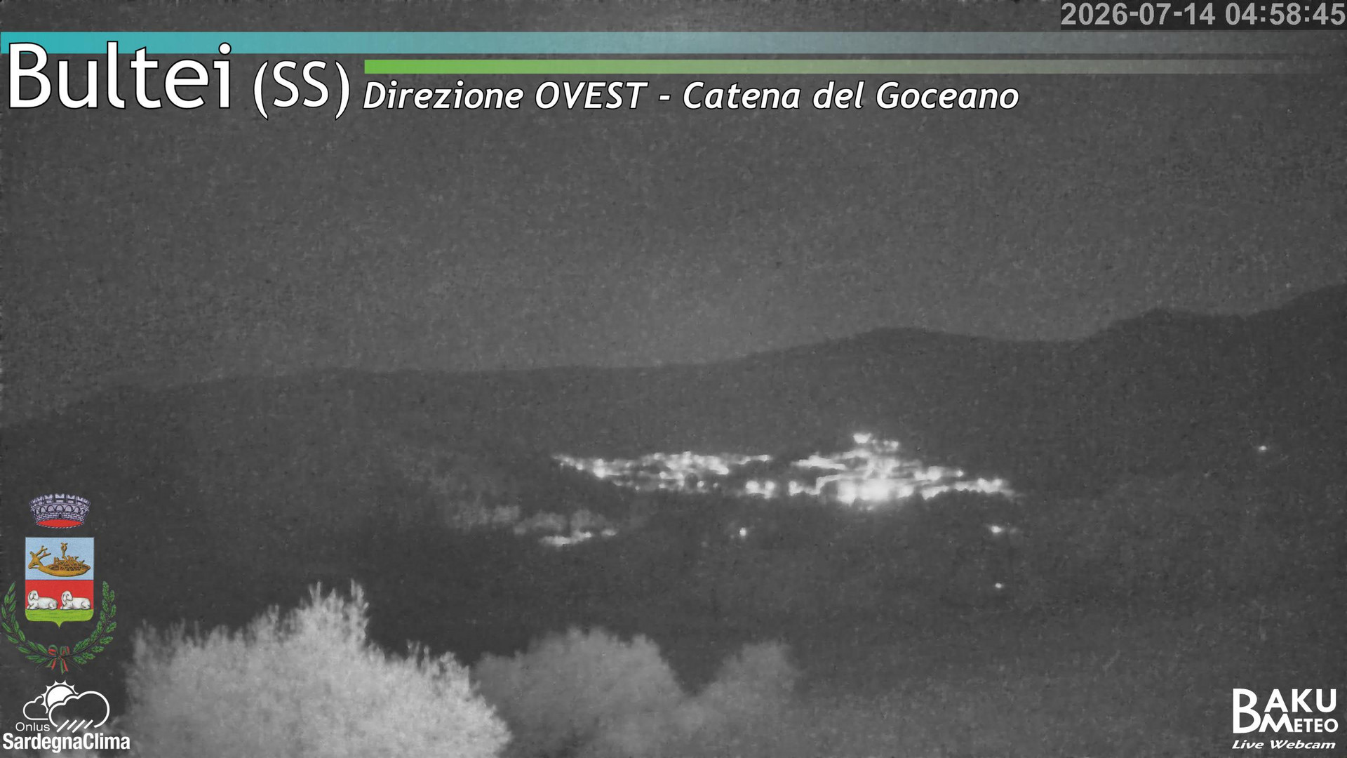 time-lapse frame, Bultei webcam