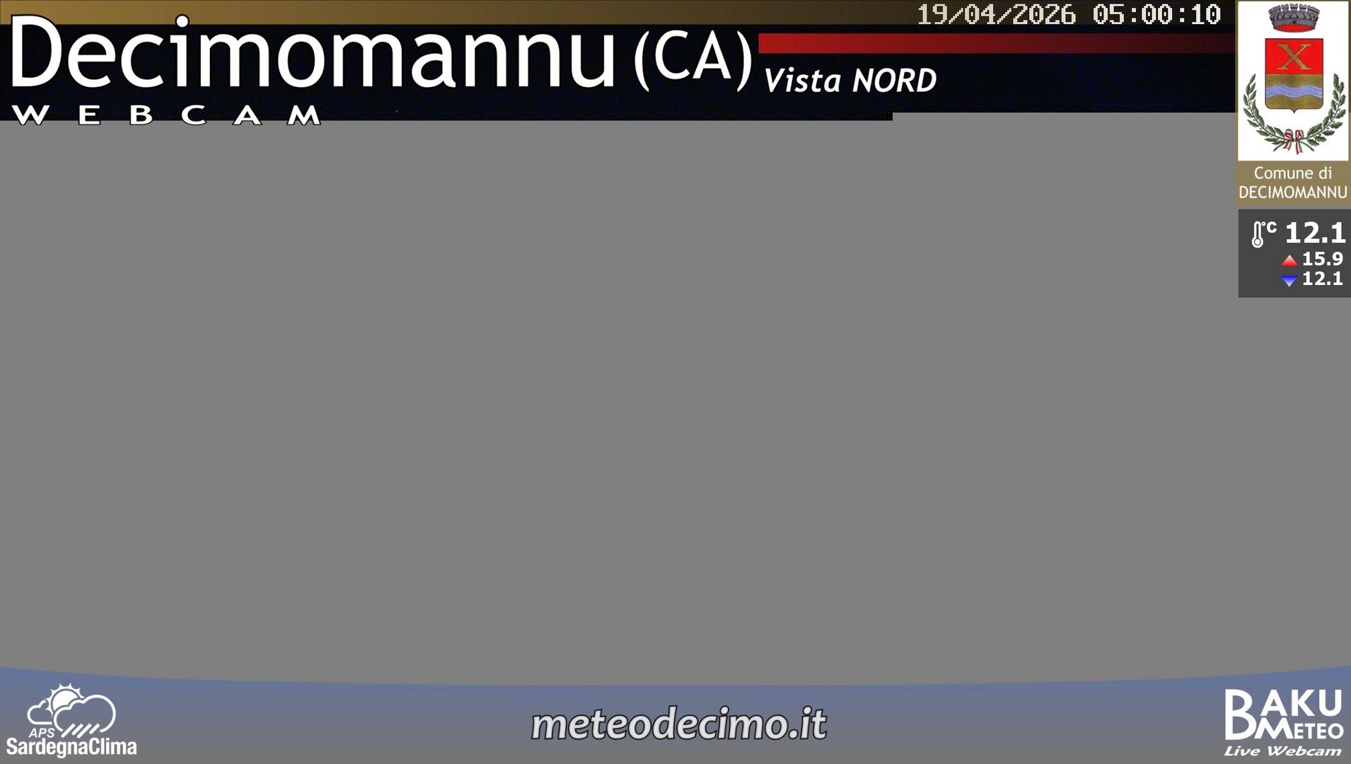 time-lapse frame, Decimomannu Nord webcam