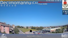 view from Decimomannu Nord on 2026-04-26