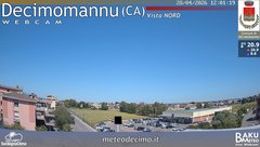 view from Decimomannu Nord on 2026-04-28