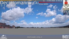 view from Decimomannu Nord on 2026-05-13