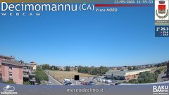 view from Decimomannu Nord on 2026-05-21
