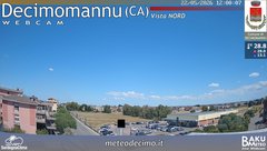 view from Decimomannu Nord on 2026-05-22