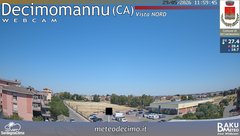 view from Decimomannu Nord on 2026-05-29