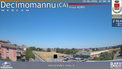 view from Decimomannu Nord on 2026-06-20