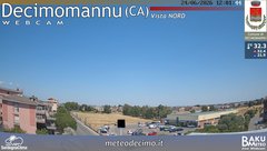 view from Decimomannu Nord on 2026-06-24