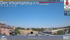 view from Decimomannu Nord on 2026-06-25