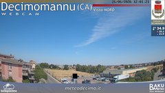 view from Decimomannu Nord on 2026-06-26
