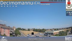 view from Decimomannu Nord on 2026-06-29