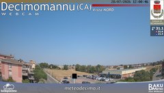 view from Decimomannu Nord on 2026-07-28