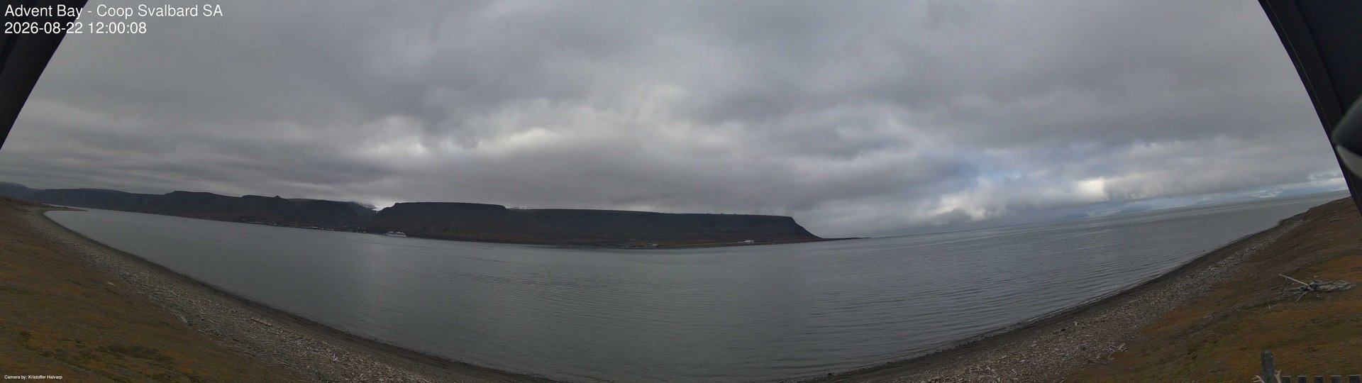 view from Advent Bay on 2026-08-22