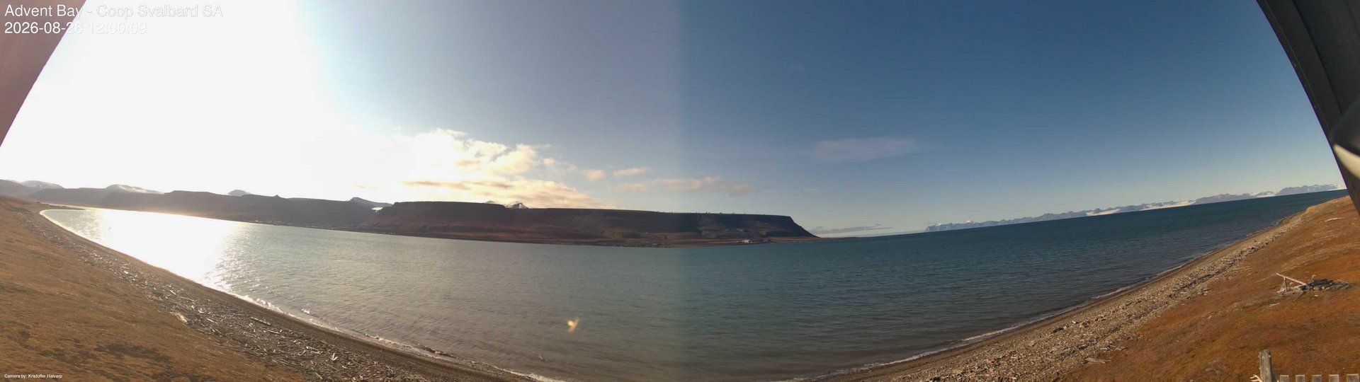 view from Advent Bay on 2026-08-26