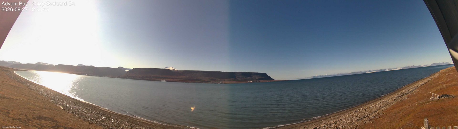 view from Advent Bay on 2026-08-27